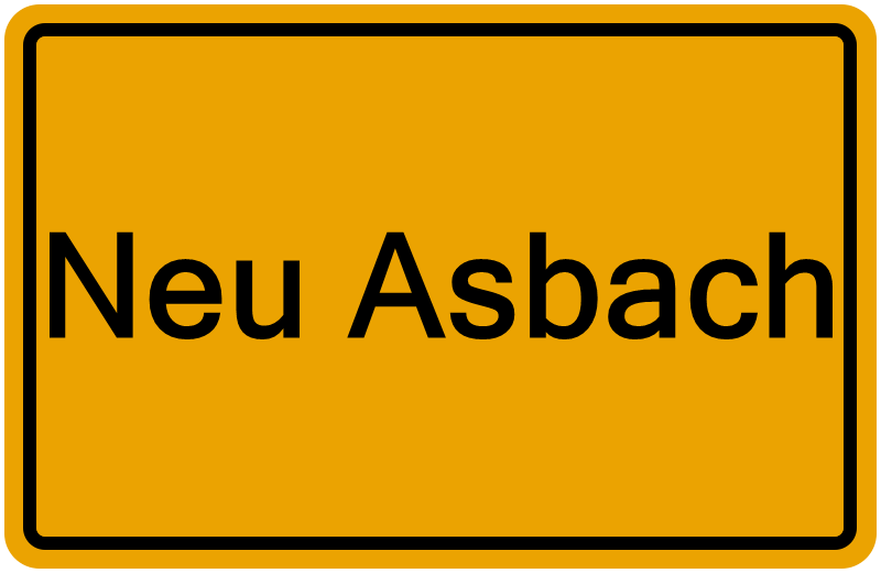 Handelsregisterauszug Neu Asbach